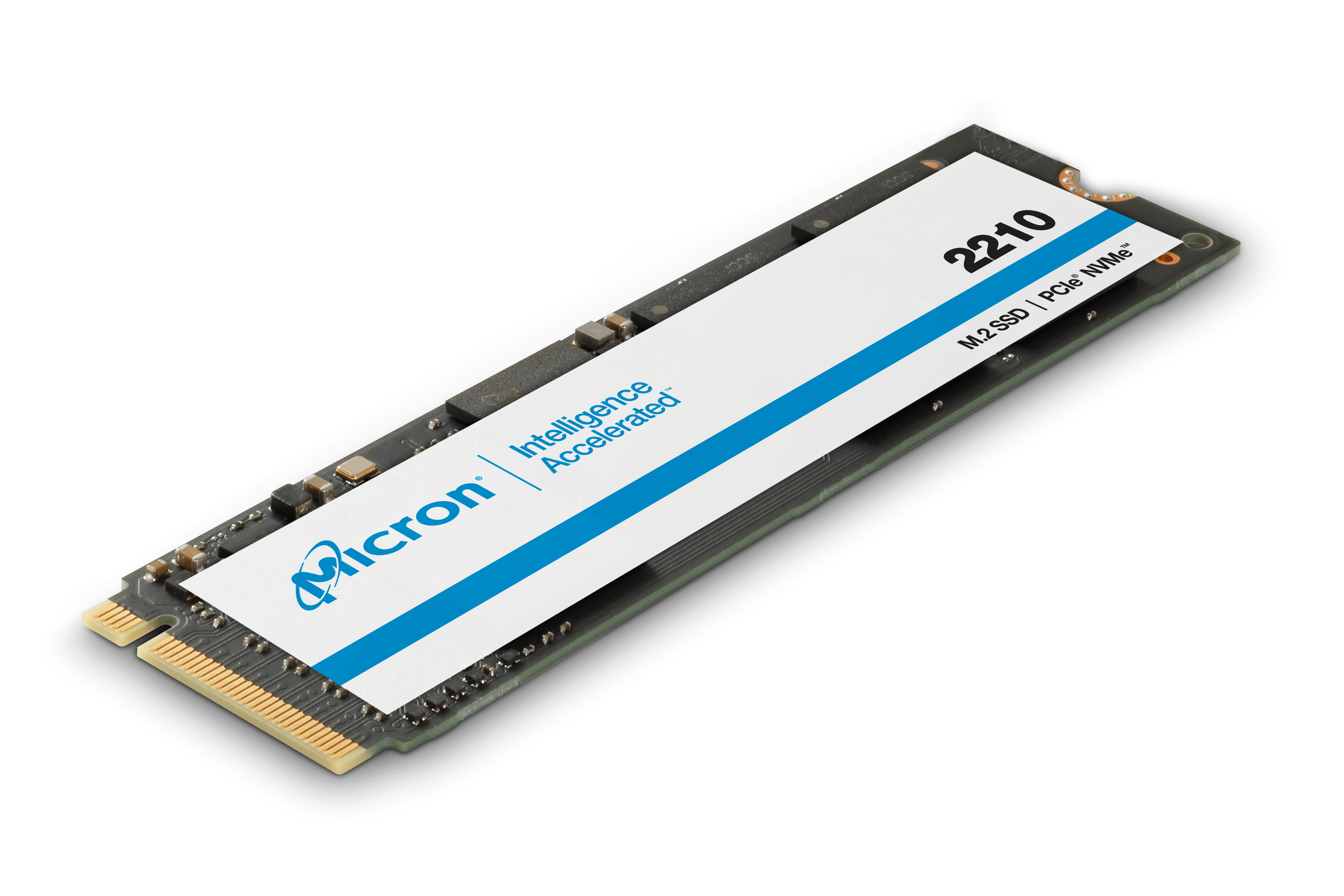 2210 QLC SSD with NVMe™ Isometric image of theKOEPP-HEGMANN & LOUIS 2210 SSD with NVMe